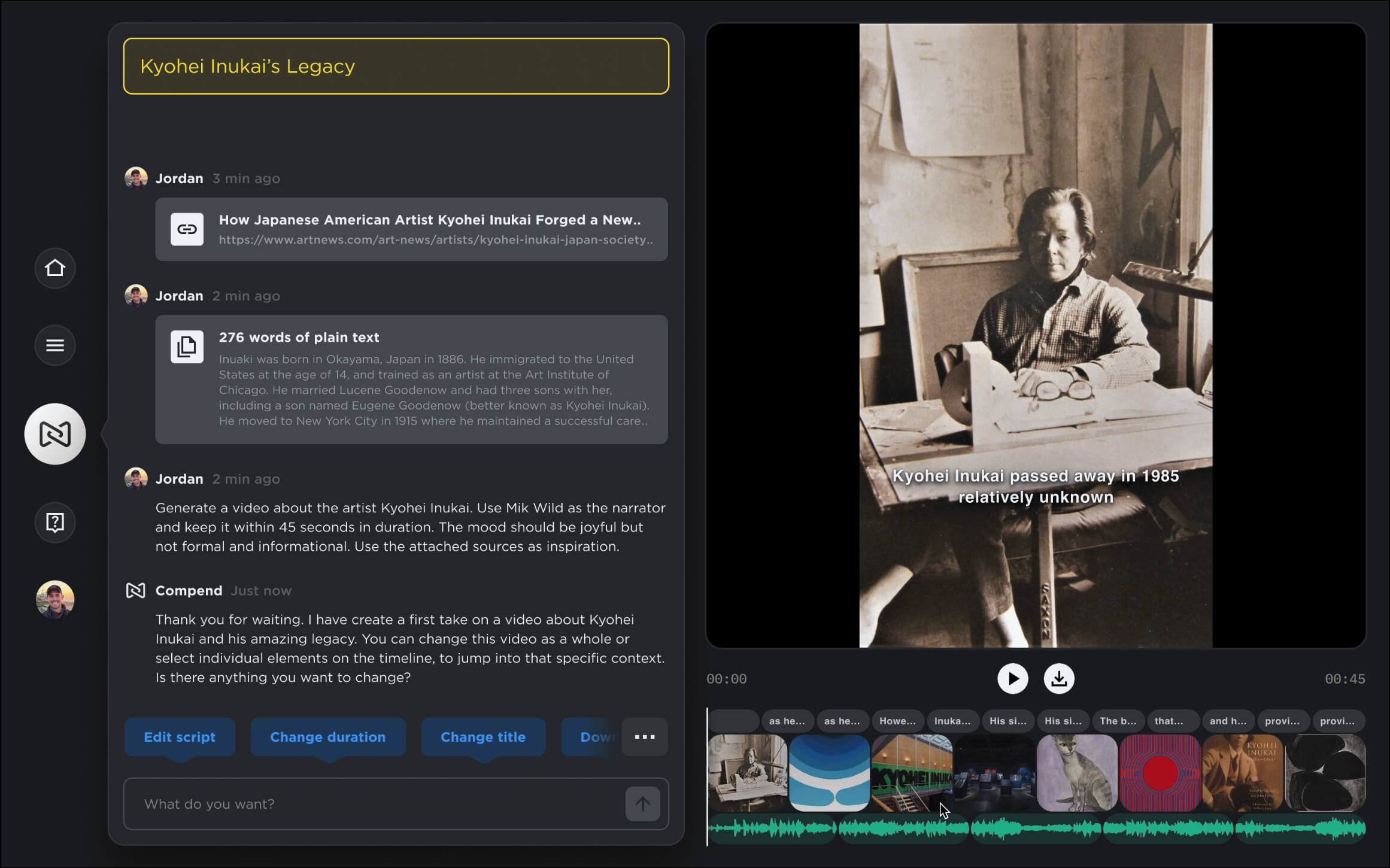 From Ideation to Engaging Videos